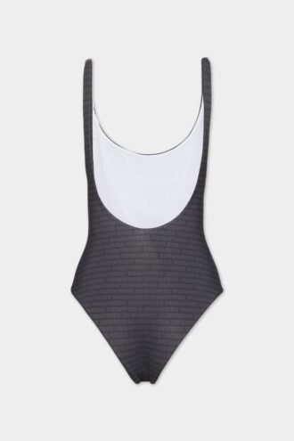 Maillot une pièce avec logo Dsquared2