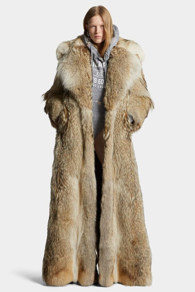 Manteau en fausse fourrure Coyote Archive