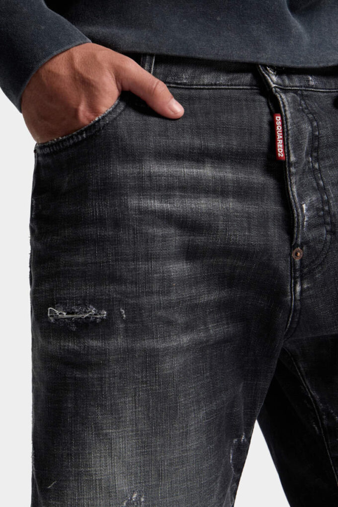 Marine Shorts délavés Black Fog