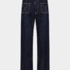 Pantalon sexy des années 70 délavé foncé Pantalon sexy des années 70 délavé foncé
