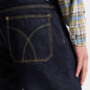 Pantalon sexy des années 70 délavé foncé Pantalon sexy des années 70 délavé foncé