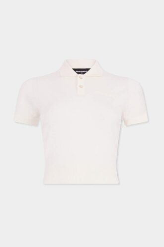 Polo court en maille