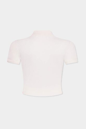 Polo court en maille