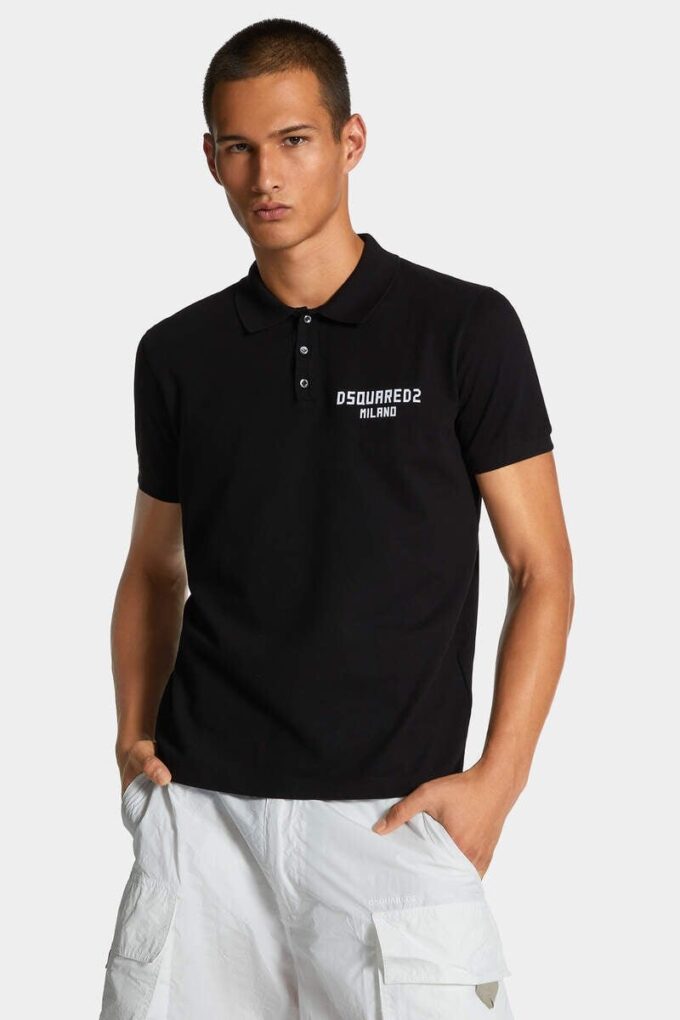 Polo Dsquared2 Milano teint, coupe tennis