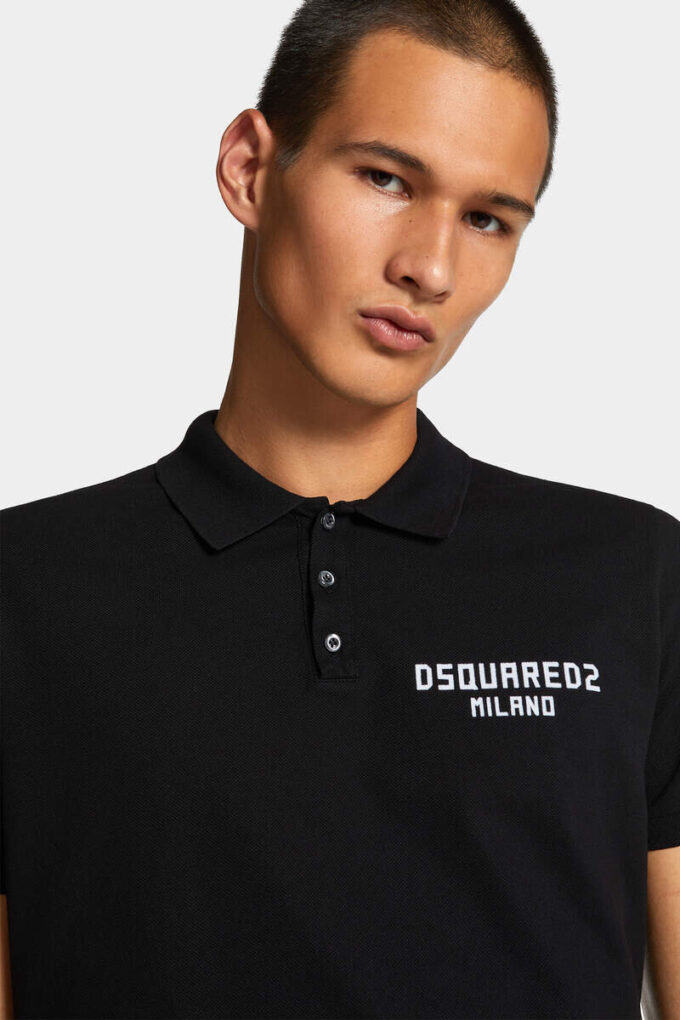 Polo Dsquared2 Milano teint, coupe tennis