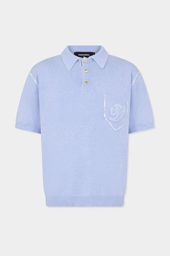 Polo à manches courtes signature Dsquared2 Polo à manches courtes signature Dsquared2