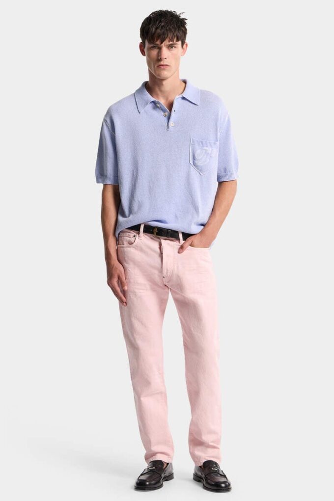 Polo à manches courtes signature Dsquared2 Polo à manches courtes signature Dsquared2