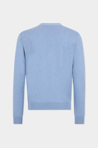 Pull à col en V en maille