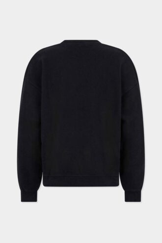 Pull à col rond D2 Signature à coupe décontractée