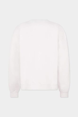 Pull à col rond D2 Signature à coupe décontractée