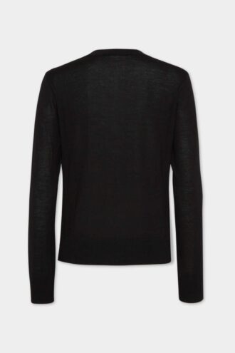 Pull à col rond en laine D2