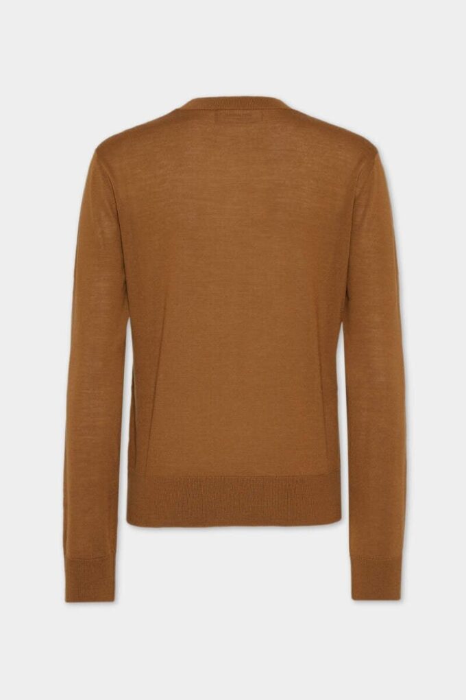Pull à col rond en laine D2