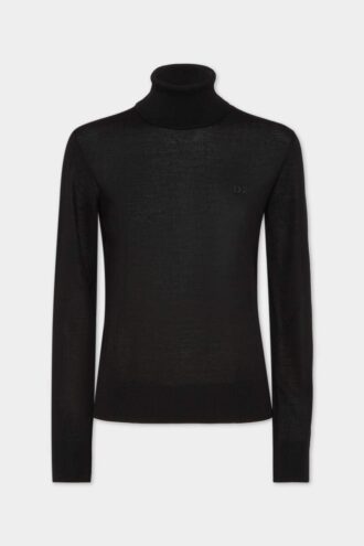 Pull à col roulé en laine D2