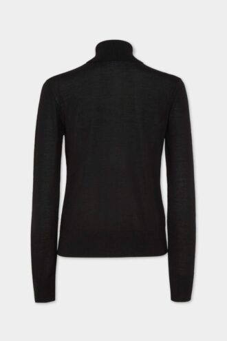 Pull à col roulé en laine D2