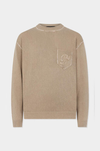 Pull à mailles jersey signature Dsquared2