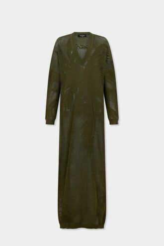Robe en maille ajourée
