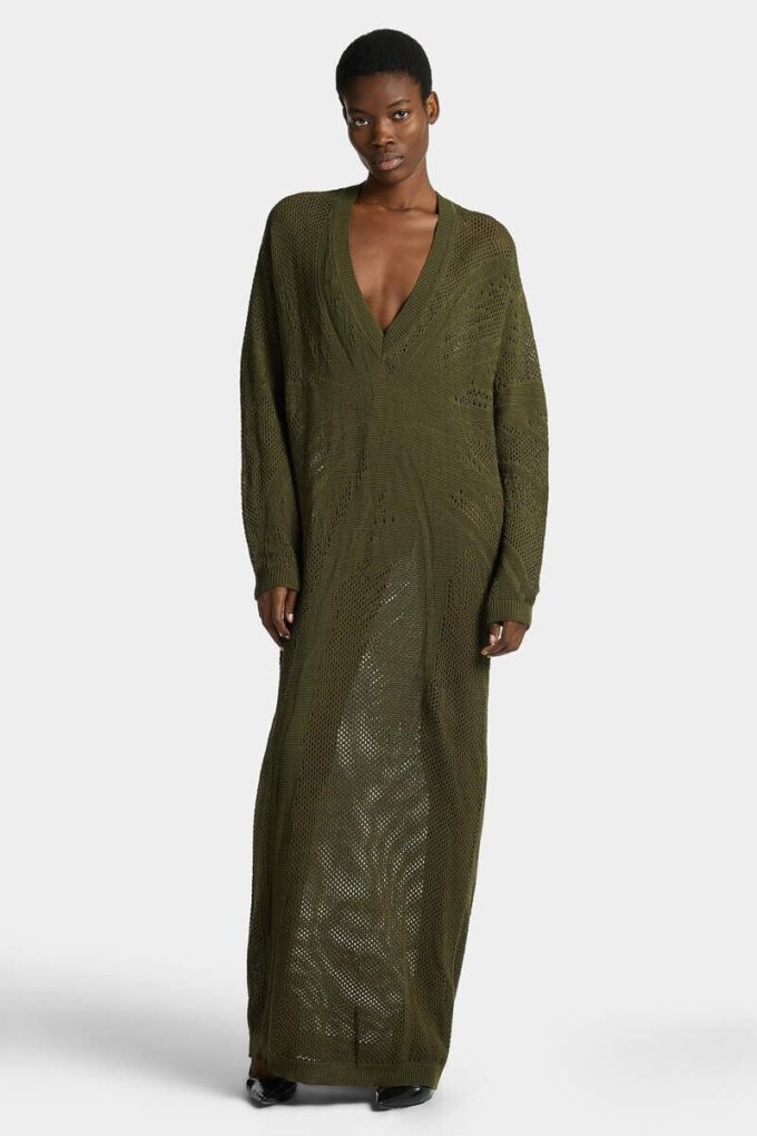 Robe en maille ajourée Robe en maille ajourée