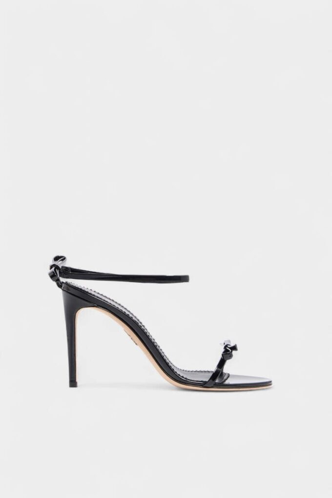 Sandales à talons avec nœud Sandales à talons avec nœud