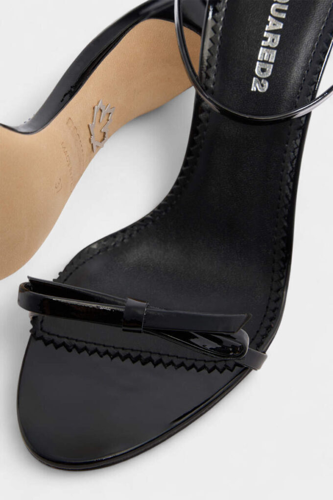 Sandales à talons avec nœud Sandales à talons avec nœud