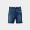 Short bleu marine délavé moyen Short bleu marine délavé moyen