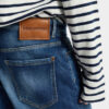 Short bleu marine délavé moyen Short bleu marine délavé moyen