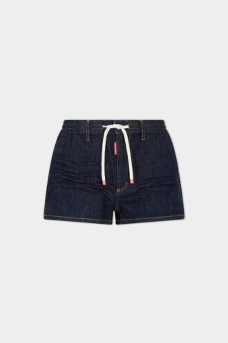 Short à enfiler délavé foncé