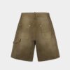 Shorts de charpentier teint en pièce