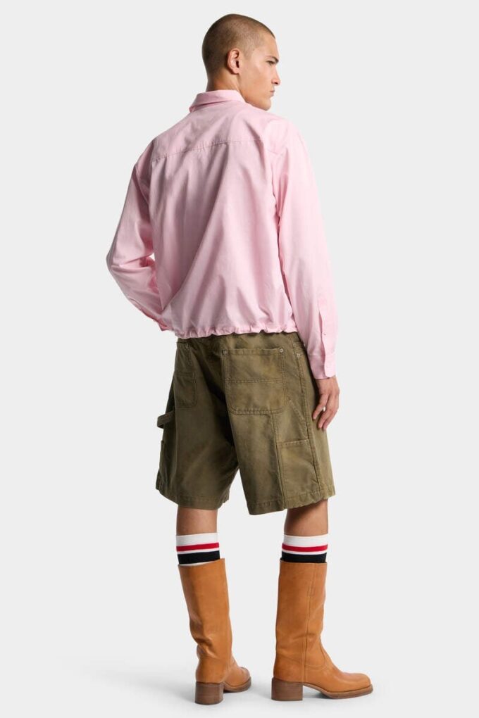 Shorts de charpentier teint en pièce