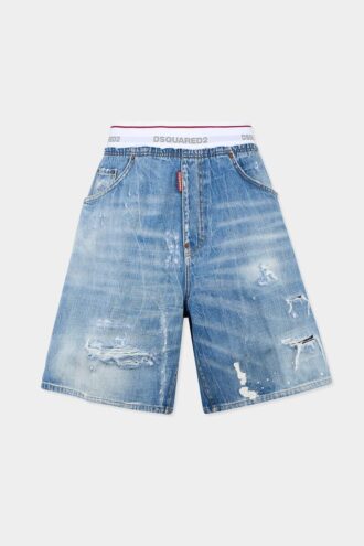 Shorts de surf délavé clair