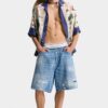Shorts de surf délavé clair