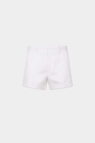 Shorts de tennis en coton ajusté