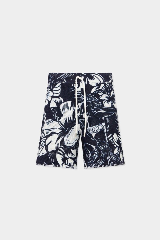 Shorts en maille Dancing Flowers Shorts en maille Dancing Flowers