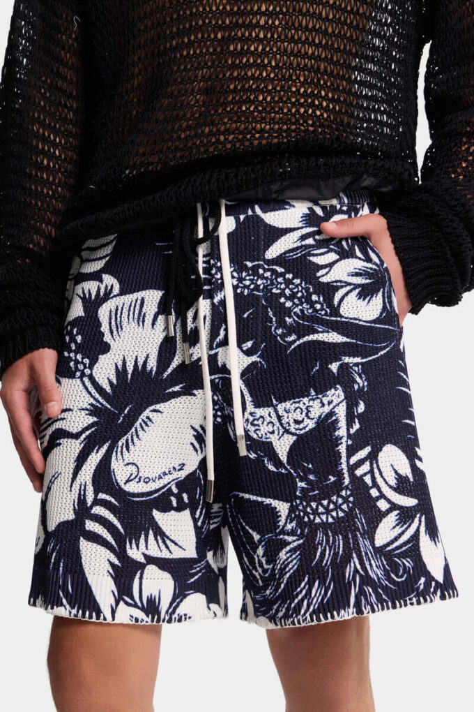 Shorts en maille Dancing Flowers Shorts en maille Dancing Flowers