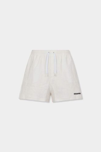 Shorts en éponge avec logo Dsquared2