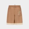 Shorts en satin de bowling