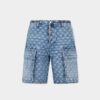 Shorts utilitaires délavés clairs