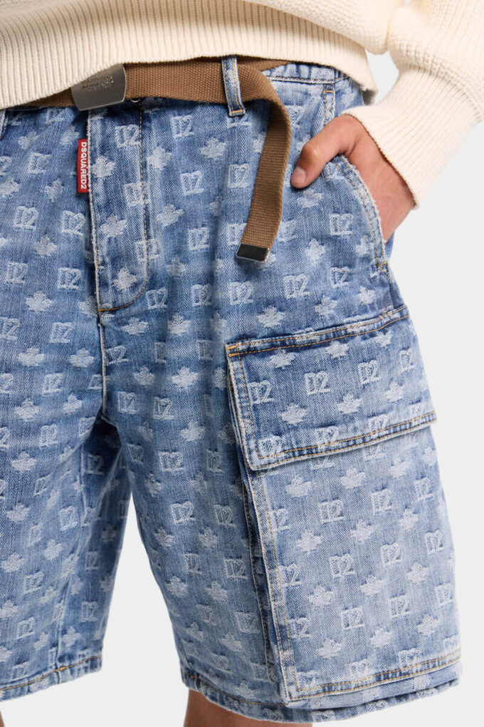 Shorts utilitaires délavés clairs
