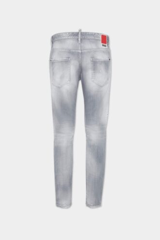 Skater Jean délavé gris brossé