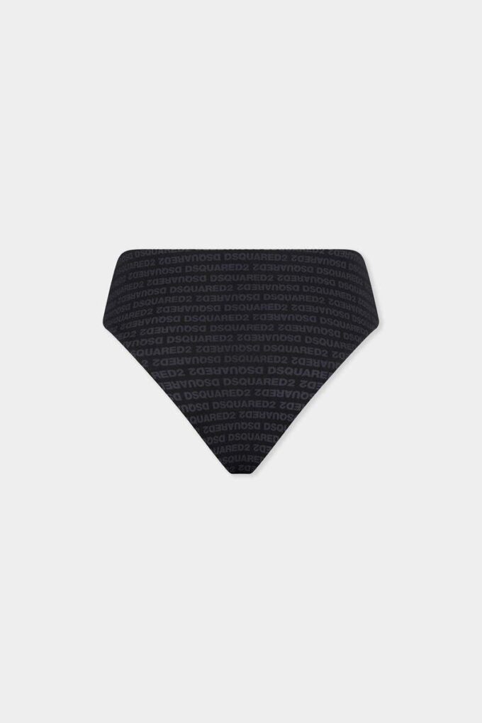 Slip de bikini avec logo Dsquared2 Slip de bikini avec logo Dsquared2