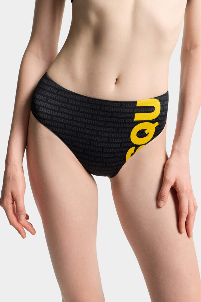 Slip de bikini avec logo Dsquared2 Slip de bikini avec logo Dsquared2