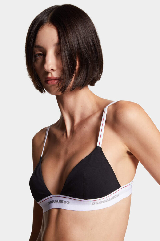 Soutien-gorge triangle avec logo Dsquared2 Soutien-gorge triangle avec logo Dsquared2
