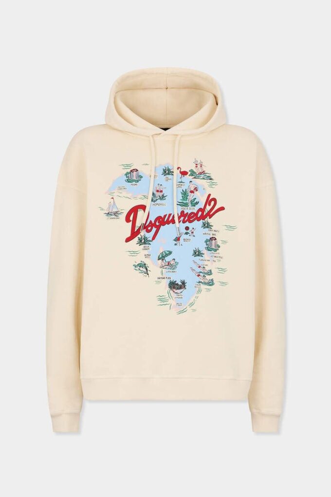 Sweat à capuche Aloha Souvenir coupe ample Sweat à capuche Aloha Souvenir coupe ample