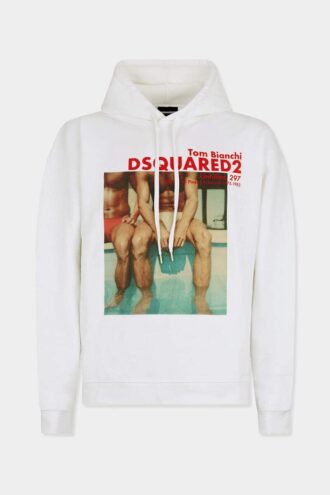 Sweat à capuche ample Tom Bianchi X D2