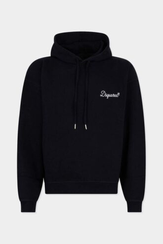 Sweat à capuche D2 Signature à coupe décontractée