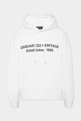 Sweat à capuche Dsquared2 Heritage coupe ample