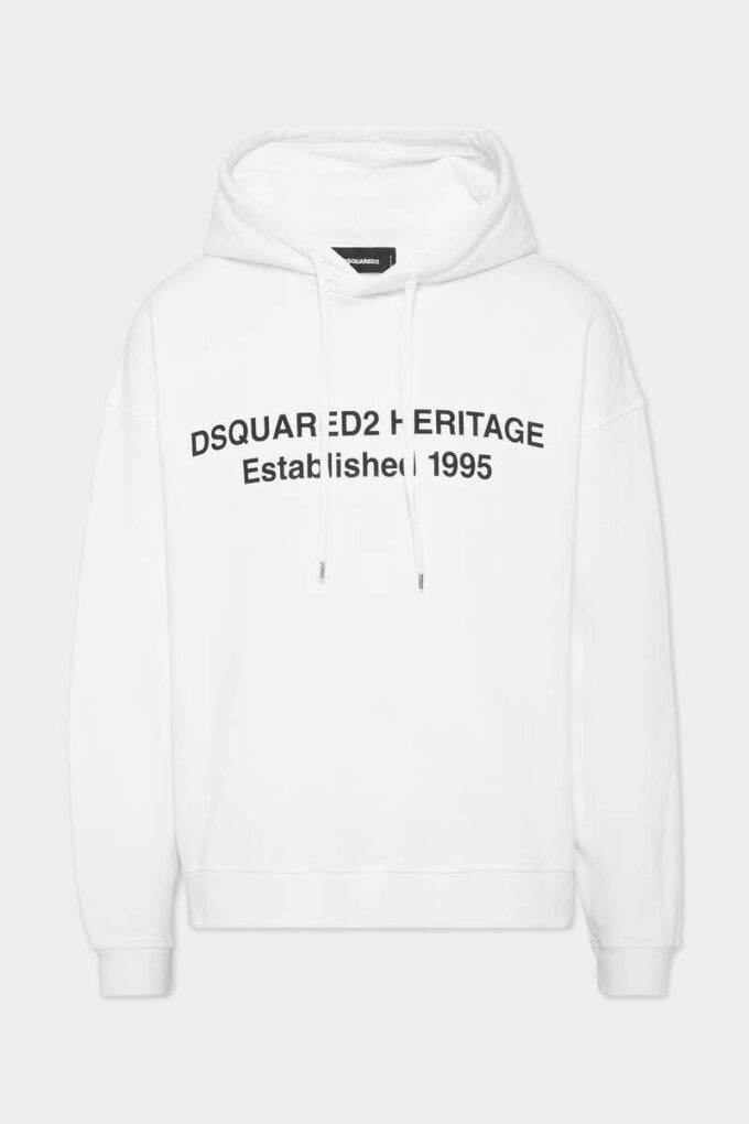 Sweat à capuche Dsquared2 Heritage coupe ample