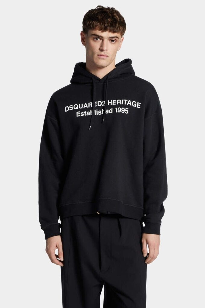 Sweat à capuche Dsquared2 Heritage coupe ample Sweat à capuche Dsquared2 Heritage coupe ample