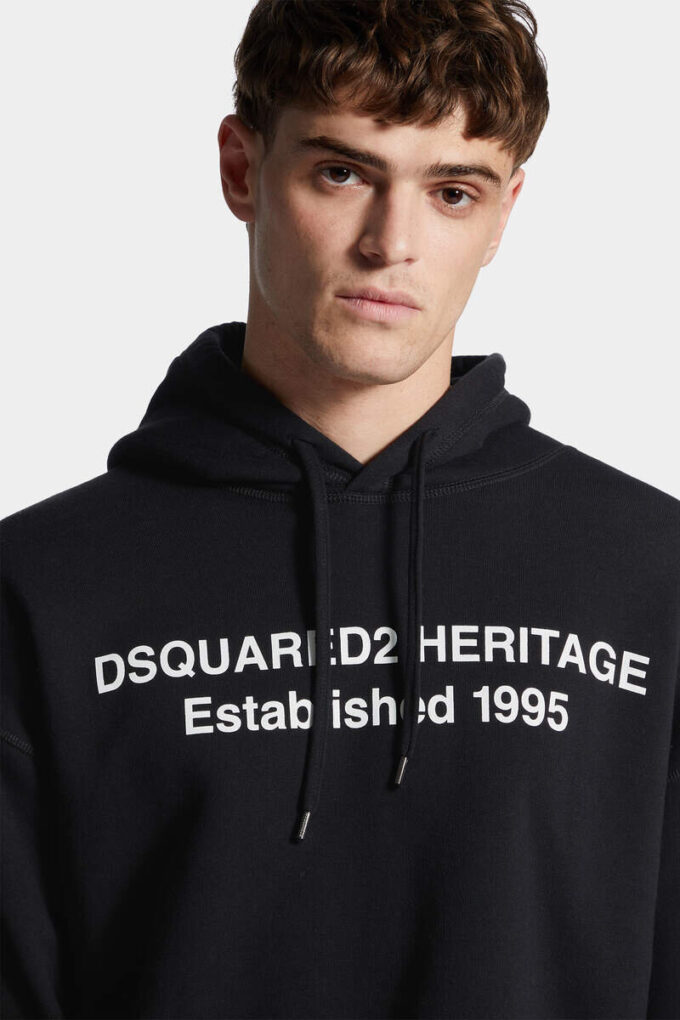 Sweat à capuche Dsquared2 Heritage coupe ample Sweat à capuche Dsquared2 Heritage coupe ample