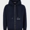 Sweat à capuche zippé coupe boyfriend avec logo Dsquared2