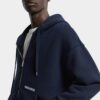 Sweat à capuche zippé coupe boyfriend avec logo Dsquared2